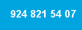 924 821 54 07 924 821 54 07